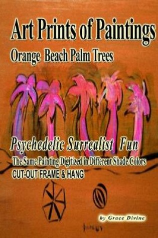Cover of Art Prints of Paintings Orange Beach Palm Trees