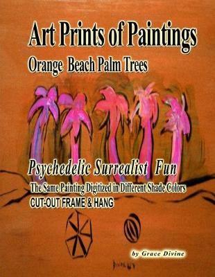 Book cover for Art Prints of Paintings Orange Beach Palm Trees