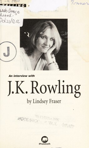 Book cover for An Interview with J.K.Rowling