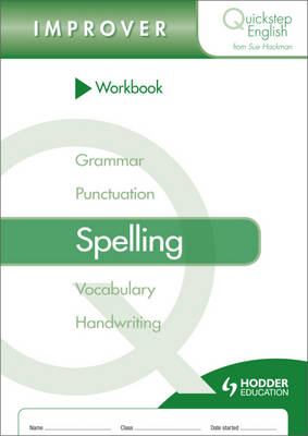 Book cover for Quickstep English Workbook Spelling Improver Stage