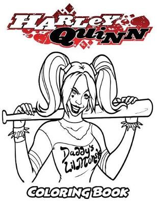 Book cover for Harley Quinn Coloring Book