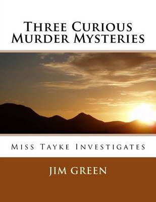 Book cover for Three Curious Murder Mysteries