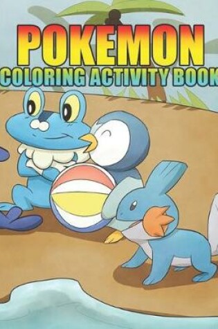 Cover of pokemon coloring activity book