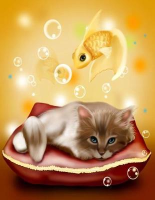 Book cover for Kitten Fish Notebook