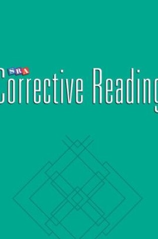 Cover of Corrective Reading Comprehension Level C, Blackline Masters