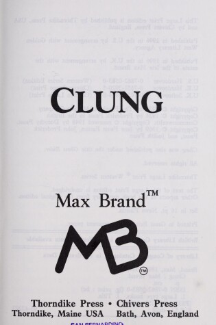 Cover of Clung