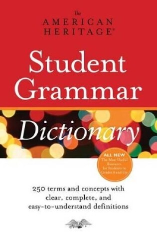 Cover of The American Heritage Student Grammar Dictionary