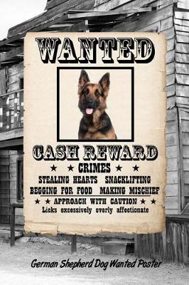 Book cover for German Shepherd Dog Wanted Poster