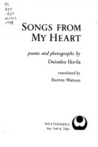 Cover of Songs from My Heart