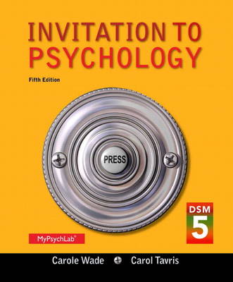 Book cover for Invitation to Psychology with DSM-5 Update