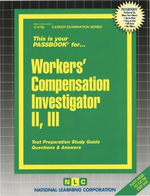 Book cover for Workers' Compensation Investigator II, III