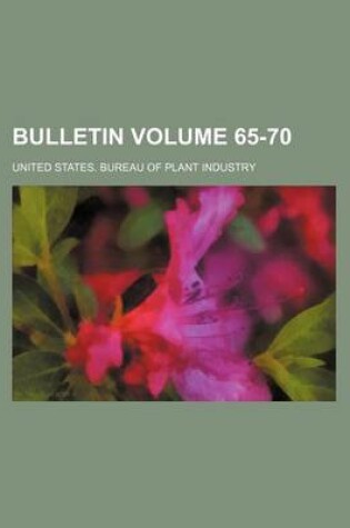 Cover of Bulletin Volume 65-70