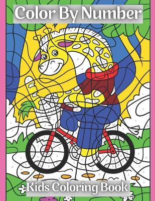 Book cover for Color By Number Kids Coloring Book