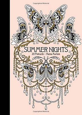 Book cover for Summer Nights 20 Postcards