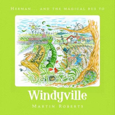 Book cover for Herman and the Magical Bus to...WINDYVILLE