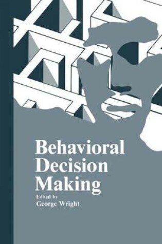 Cover of Behavioral Decision Making