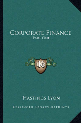 Cover of Corporate Finance Corporate Finance