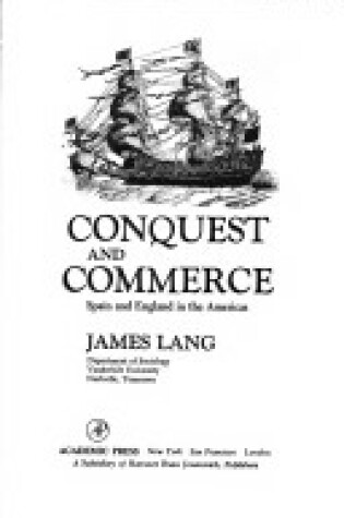 Cover of Conquest and Commerce