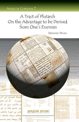 Book cover for A Tract of Plutarch on the Advantage to Be Derived from One's Enemies