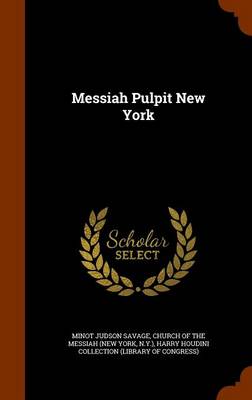 Book cover for Messiah Pulpit New York