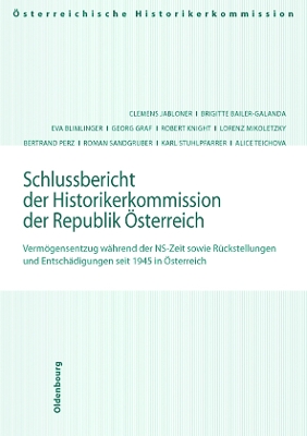 Cover of Schlussbericht Der Historikerkommisison Der Republik Osterreich