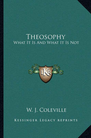 Cover of Theosophy