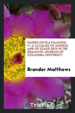 Cover of Papers on Playmaking, V