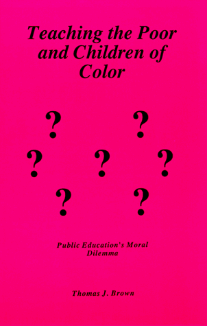 Book cover for Teaching the Poor and Children of Color