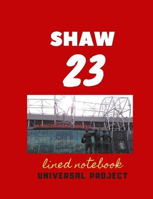 Book cover for 23 SHAW lined notebook