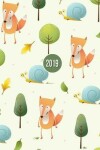 Book cover for 2019 Planner; Foxy