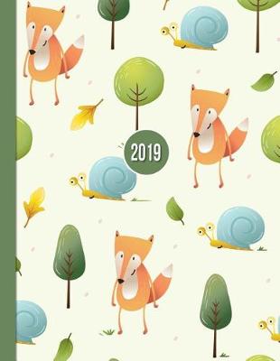 Book cover for 2019 Planner; Foxy