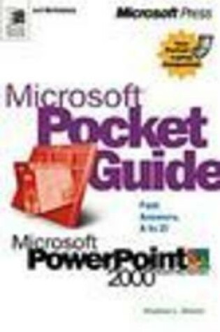 Cover of Microsoft Pocket Guide to PowerPoint 2000