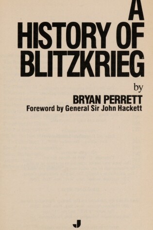Cover of History/Blitzkrieg