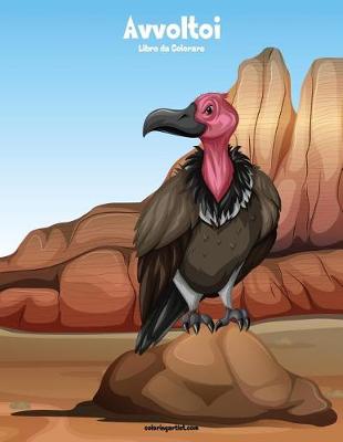 Cover of Avvoltoi Libro da Colorare 1