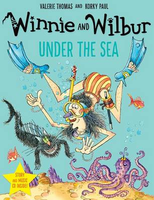 Book cover for Winnie and Wilbur under the Sea with audio CD