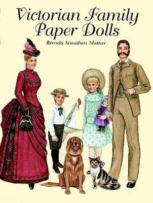 Book cover for Victorian Family Paper Dolls