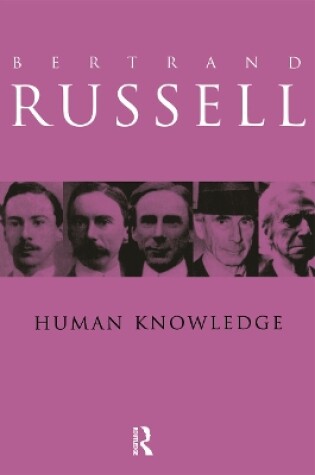 Cover of Human Knowledge: Its Scope and Value