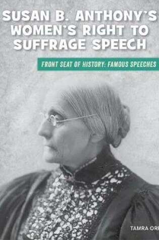 Cover of Susan B. Anthony's Women's Right to Suffrage Speech