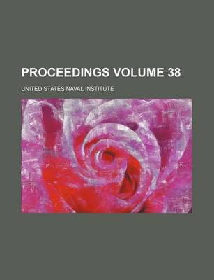 Book cover for Proceedings Volume 38