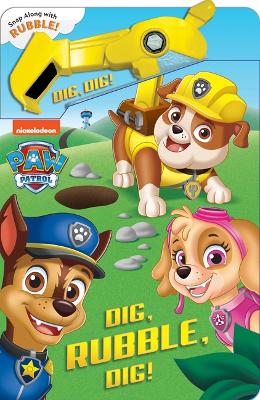 Book cover for Paw Patrol: Dig, Rubble, Dig!
