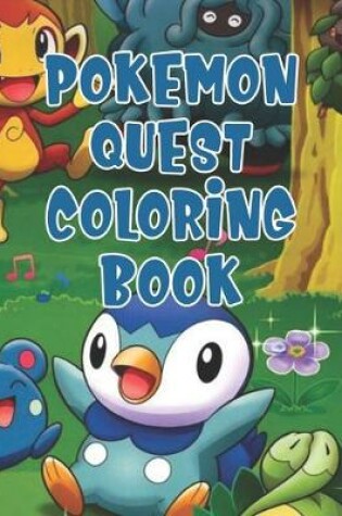 Cover of Pokemon Quest Coloring Book