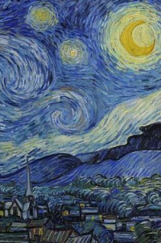 Cover of Starry Night, Vincent Van Gogh. Ruled Journal