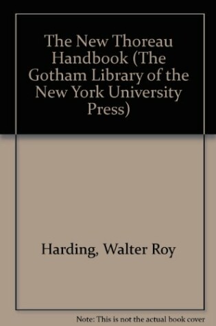 Cover of The New Thoreau Handbook