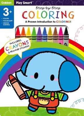 Cover of Play Smart Step-By-Step Coloring Age 3+