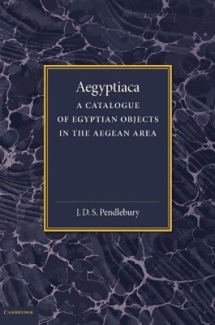 Cover of Aegyptiaca