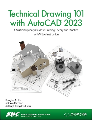 Book cover for Technical Drawing 101 with AutoCAD 2023