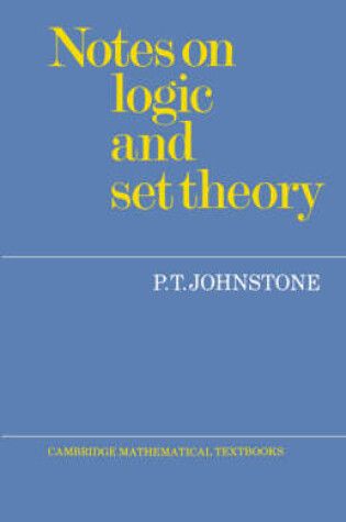 Cover of Notes on Logic and Set Theory