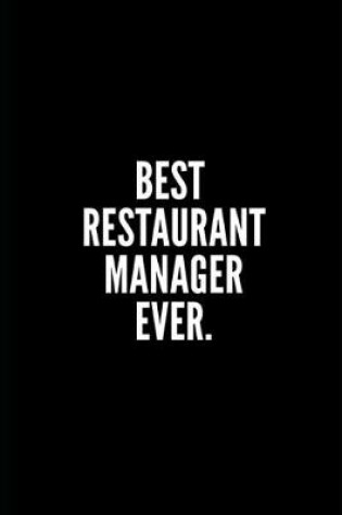 Cover of Best Restaurant Manager Ever