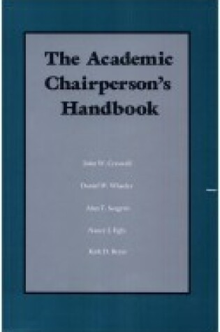 Cover of The Academic Chairperson's Handbook