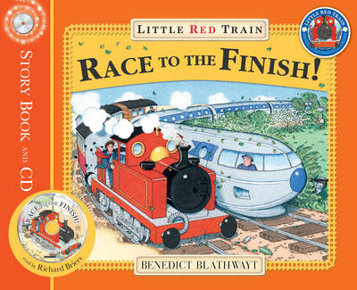 Book cover for Little Red Trains Race to the Finish